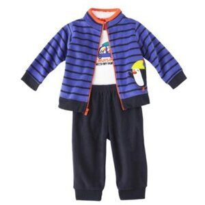 Just One You by Carter's Infant Boys 3 Piece Set - 3M - Penguin - NWOT